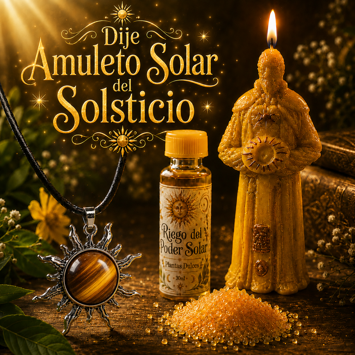 Dije Amuleto Solar del Solsticio