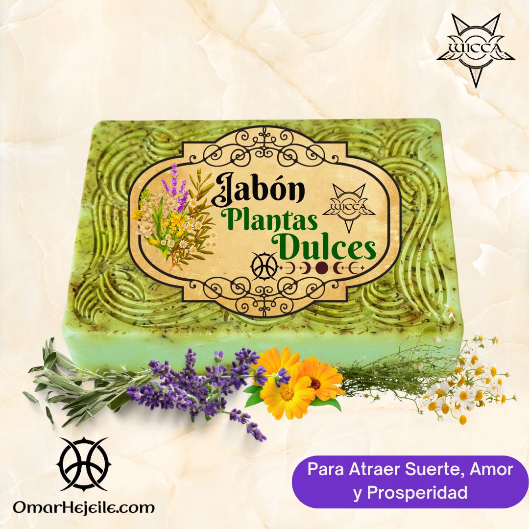 Jabon de plantas Dulces: Para Atraer Suerte, Amor y Prosperidad
