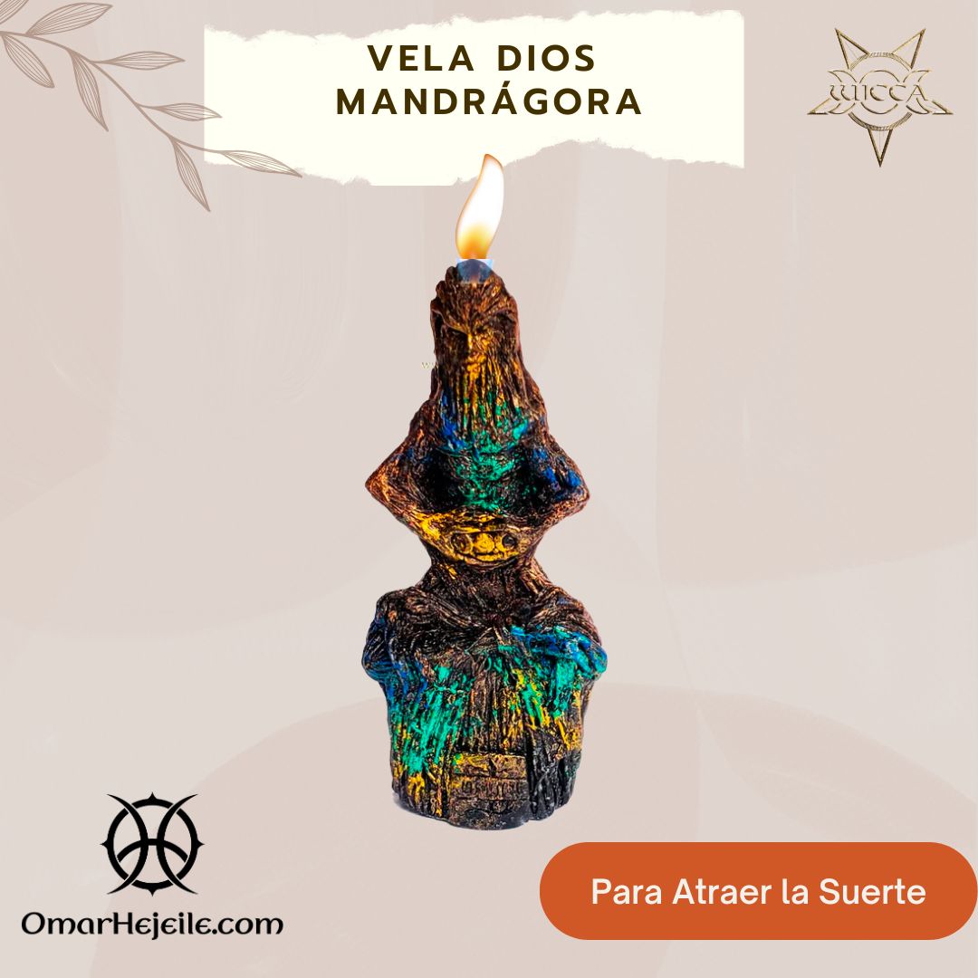 Vela Dios mandrágora