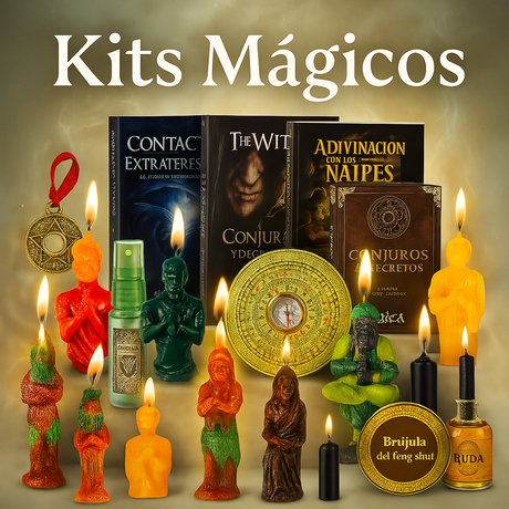Kits Mágicos de Libros, Rituales y Amuletos | Protección y Suerte en USA