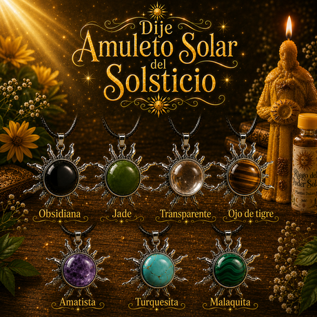 Dije Amuleto Solar del Solsticio
