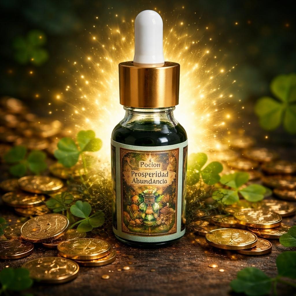 Pocion de Prosperidad y Abundancia Conjurada a tu Nombre