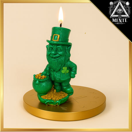 Vela Leprechaun –  Para Atraer Fortuna, Suerte y Nuevas Oportunidades